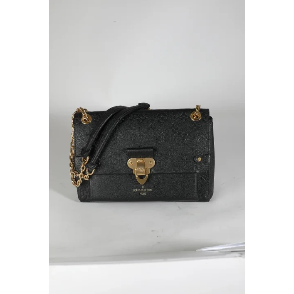 Louis Vuitton Vintage Pre-owned Leather crossbody-bags Black Dames