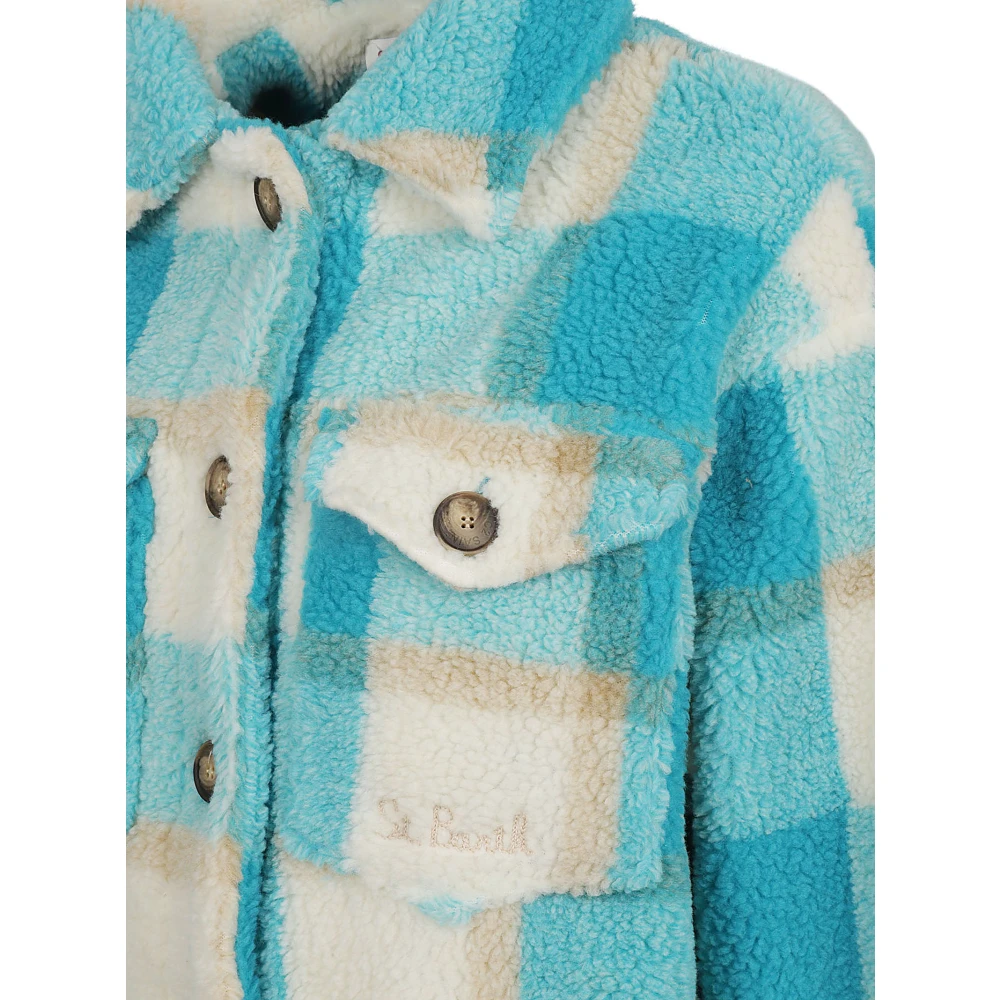 MC2 Saint Barth Polyester Overhemden Gemaakt in Italië Blue Dames