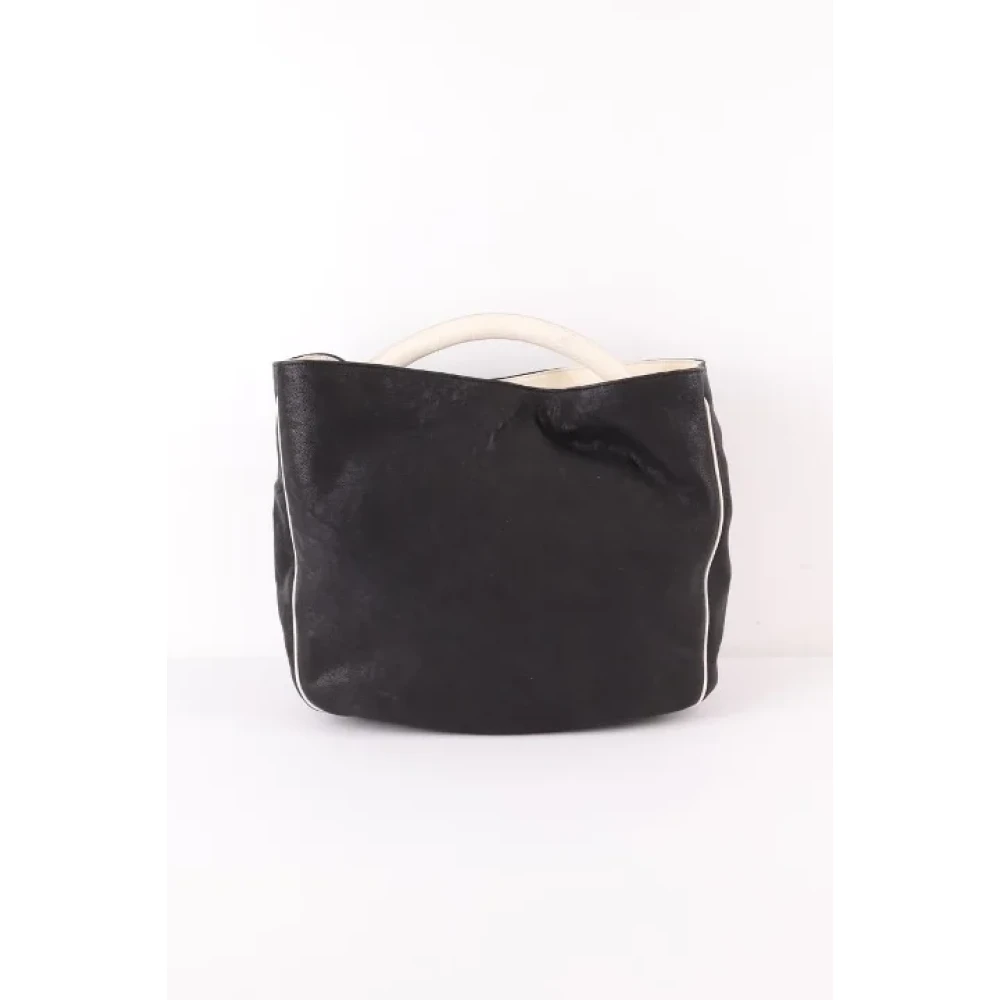 Yves Saint Laurent Vintage Pre-owned Leather handbags Black Dames