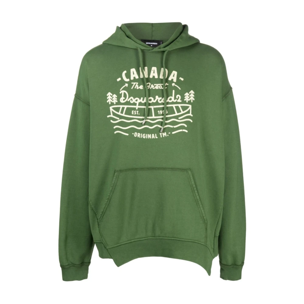 Dsquared2 Stijlvolle Sweaters en Gebreide Kleding Collectie Green Heren