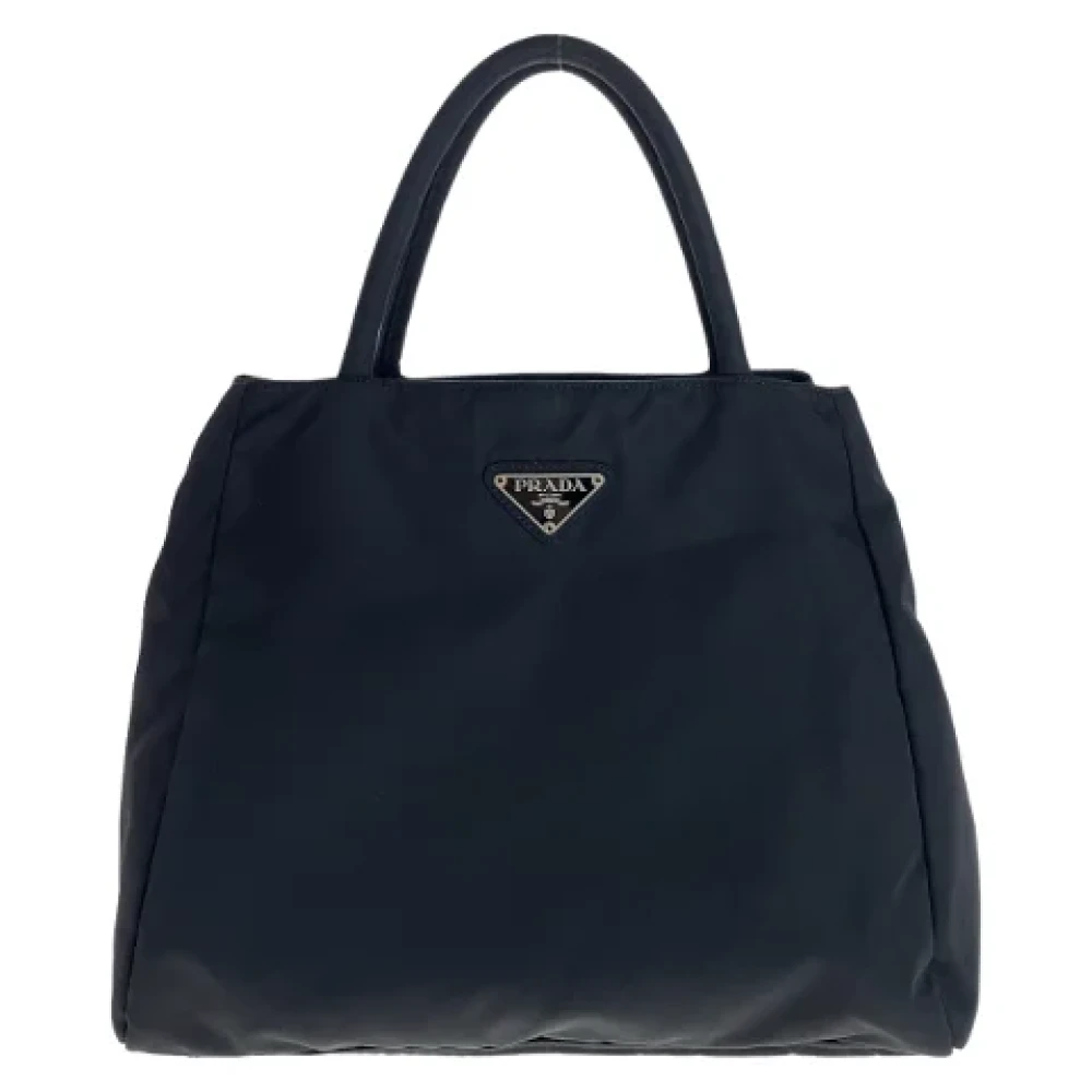 Prada Vintage Pre-owned Canvas totes Black Dames