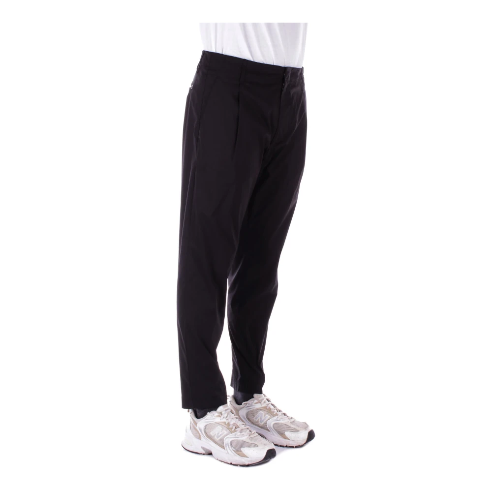 Dondup Zwarte broek met ritssluiting Black Heren