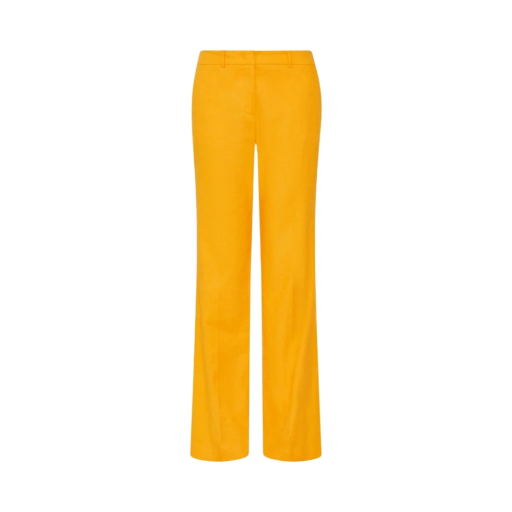 Marella Wide Trousers Orange Dames