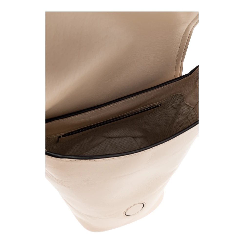 Chloé Schoudertas Camera Mini Beige Dames