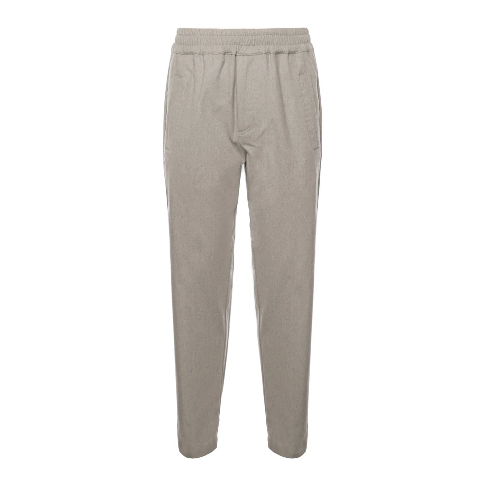 Eleventy Men's Beige Straight Chino Trousers - Straight Trousers - W34 - Trousers