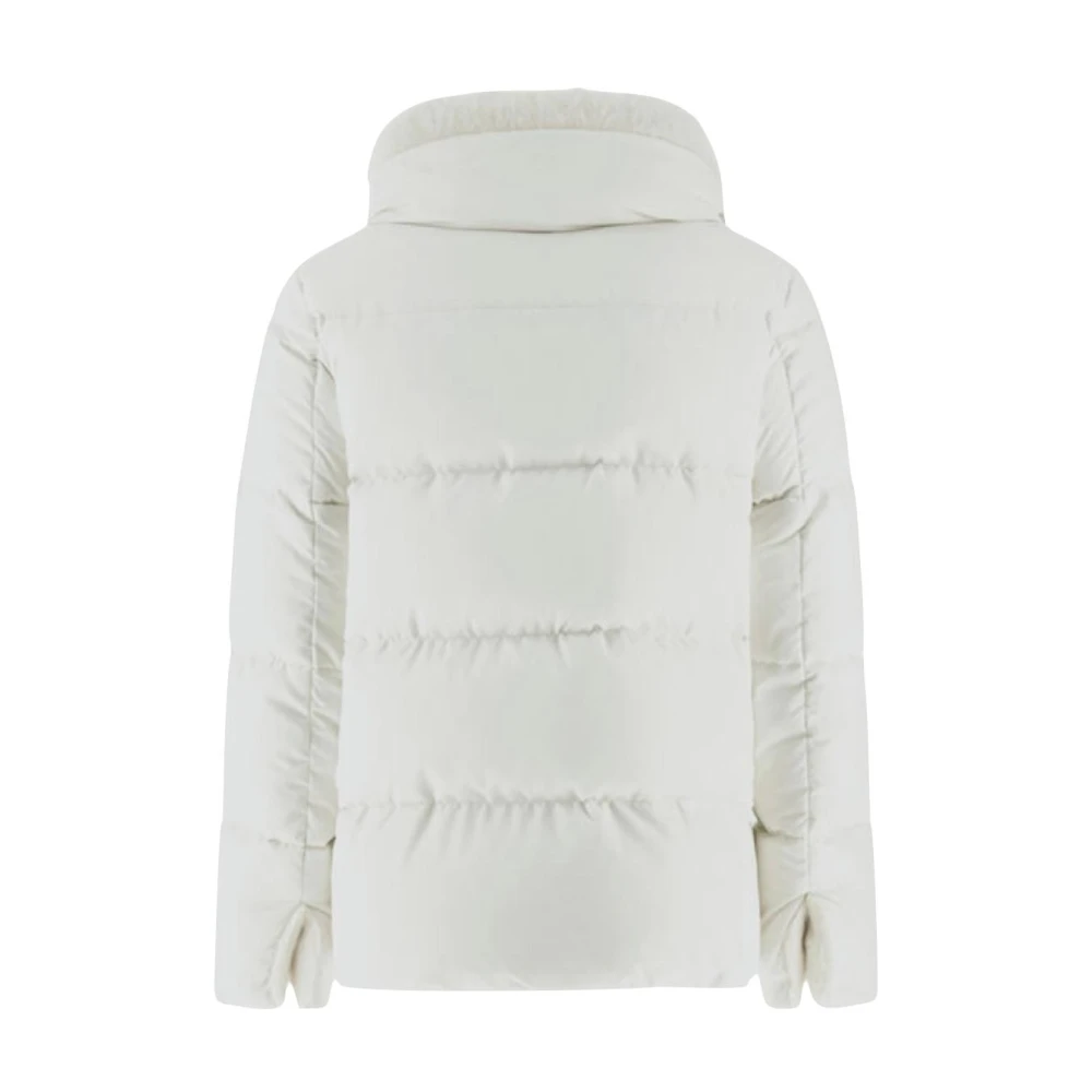 Herno Polyester Jas White Dames