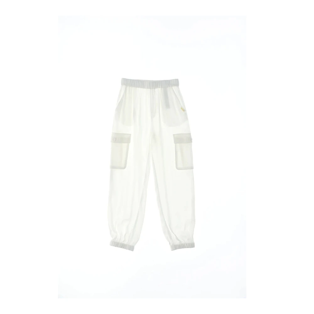 Liu Jo Girls White Long Trousers