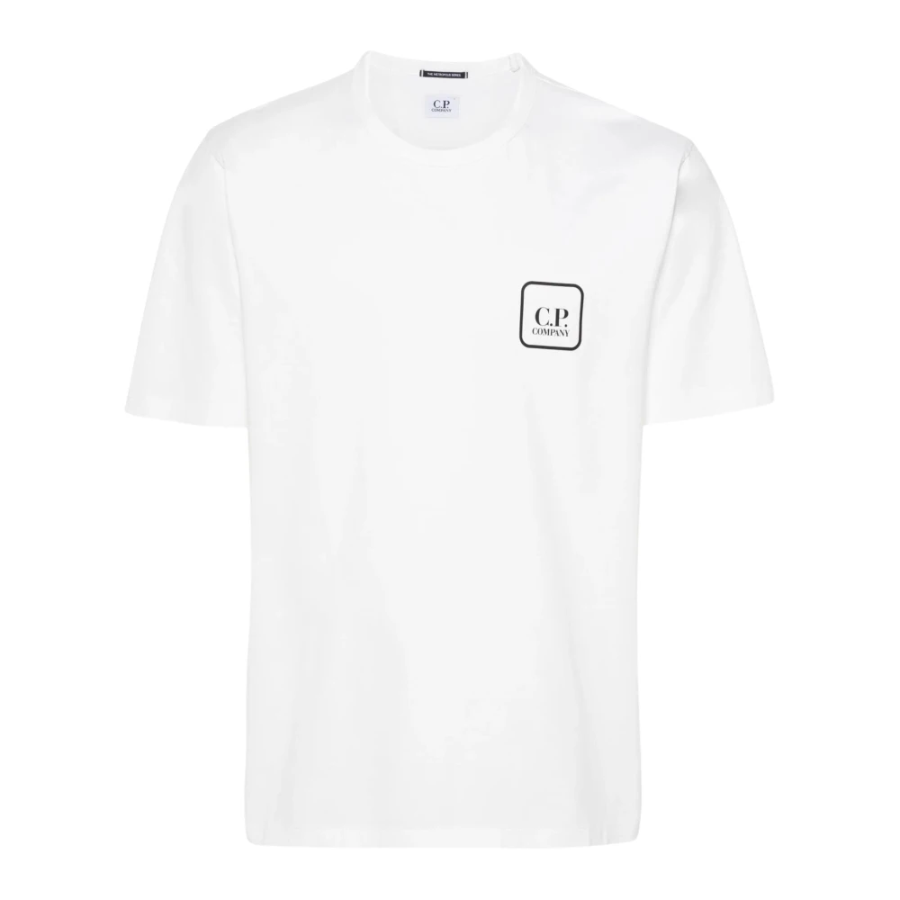 C.P. Company Metropolis Serie Logo Grafisch T-shirt White Heren