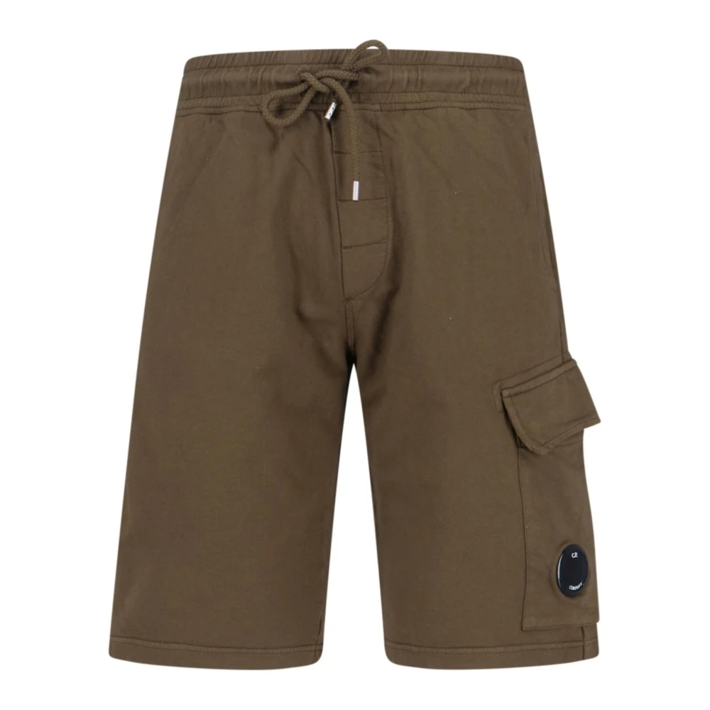 C.p. Company Men's Green Casual Shorts, L, Bermuda Cargo