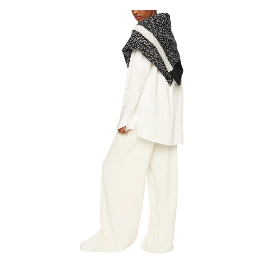 Calvin Klein Lente Zomer Dames Pashmine en Foulard Black Dames