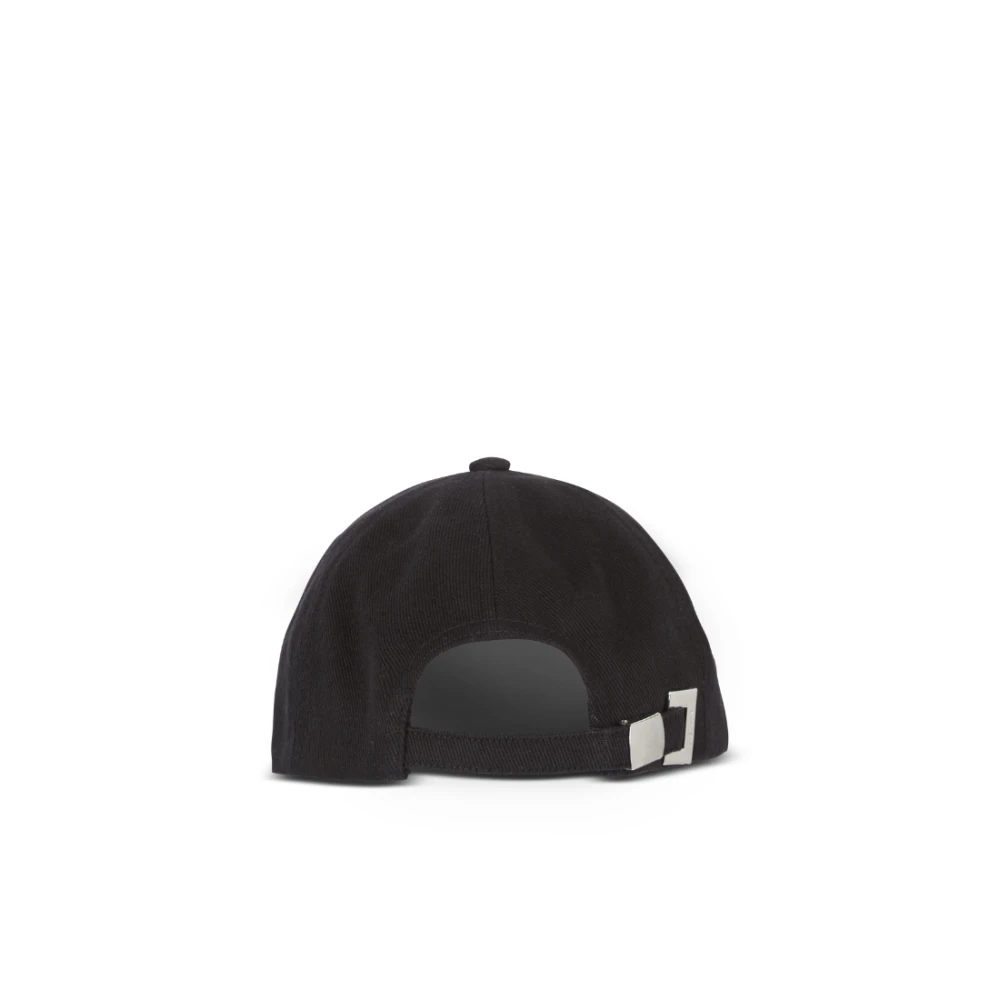 Balmain Katoenen Logo Geborduurde Pet Black Heren