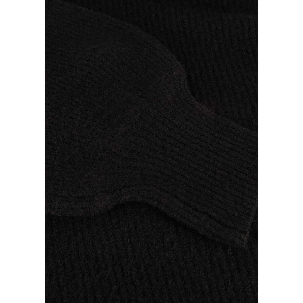 My Essential Wardrobe Zwarte Rollneck Pullover Lunamw Black Dames