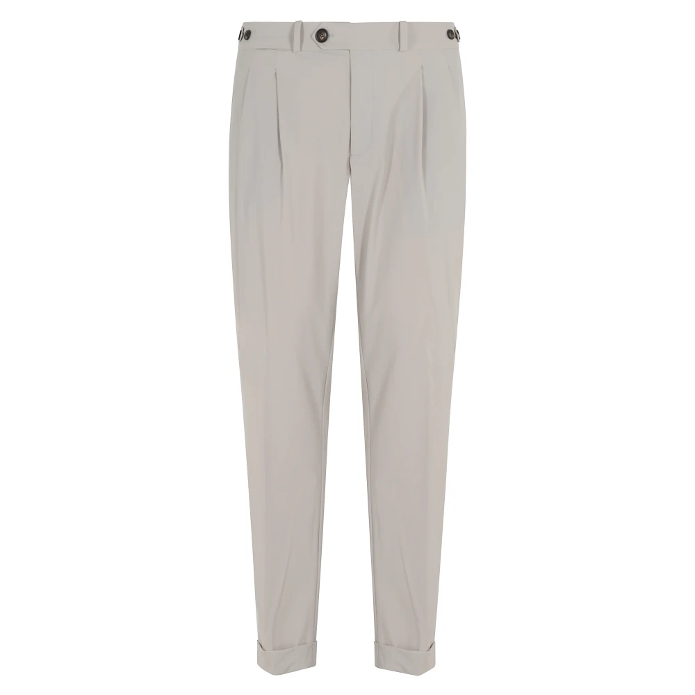 Rrd Mannelijk Wit Broeken Heren, M, Leer, Surflex Chino Broek