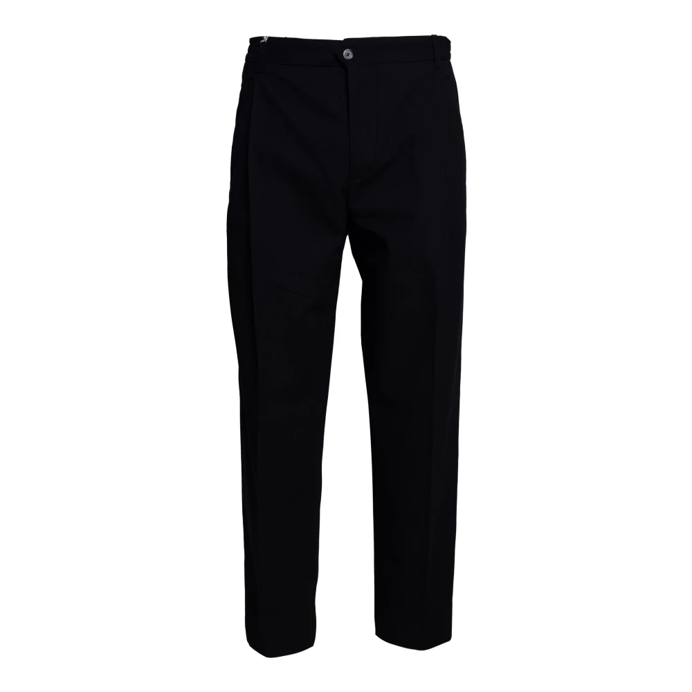Briglia Black Manatthans Trousers - Male - Slim-Fit Trousers - Xl - Trousers