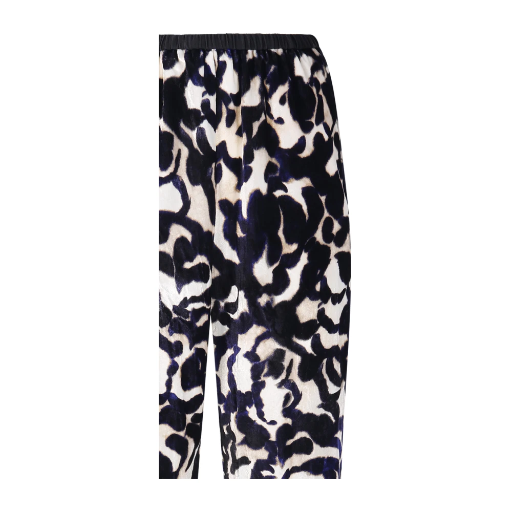 Forte Ink Rose Alchemy Flared Pant Black Dames