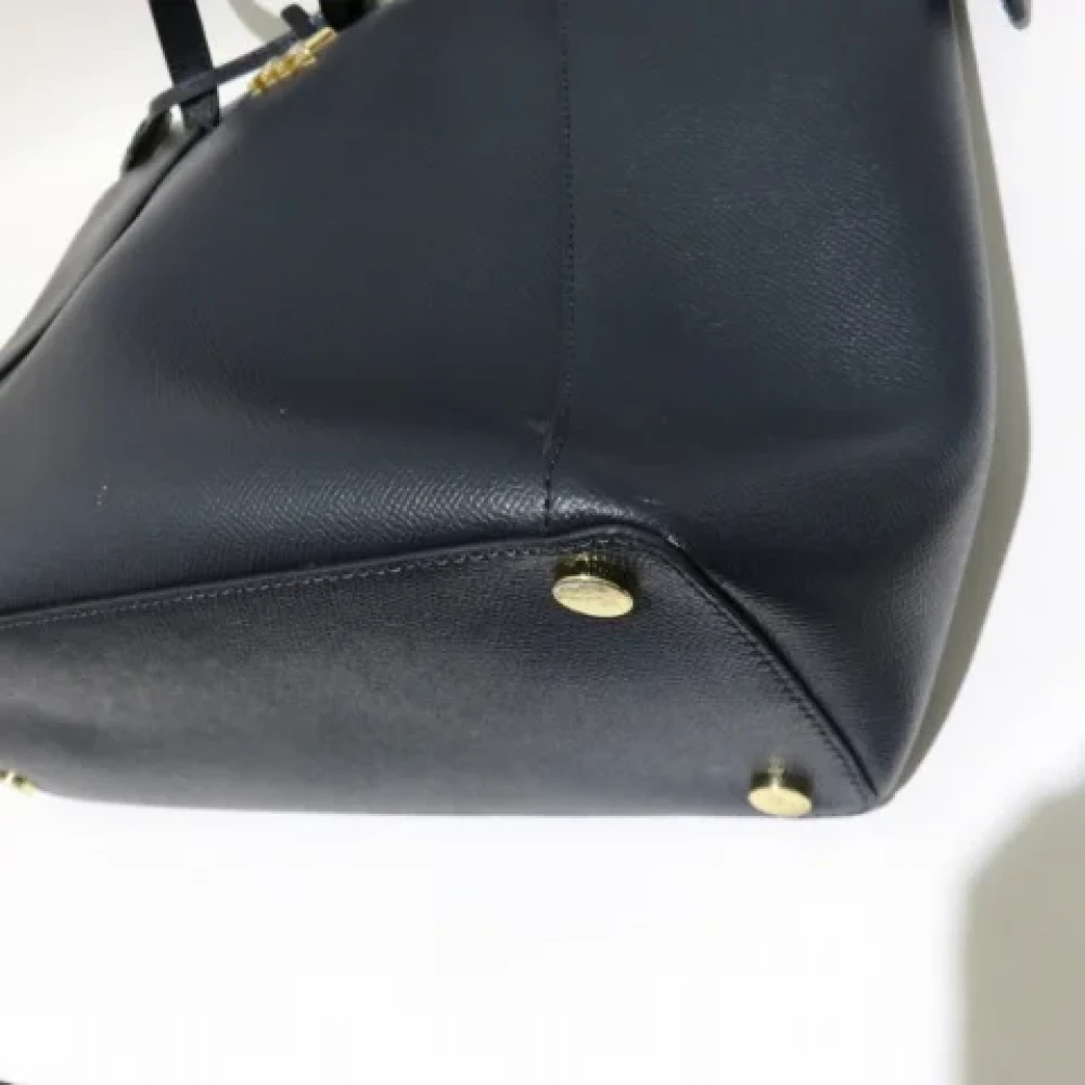 Michael Kors Pre-owned Leather shoulder-bags Blue Dames