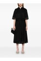 jupe-en-melange-de-coton-noir