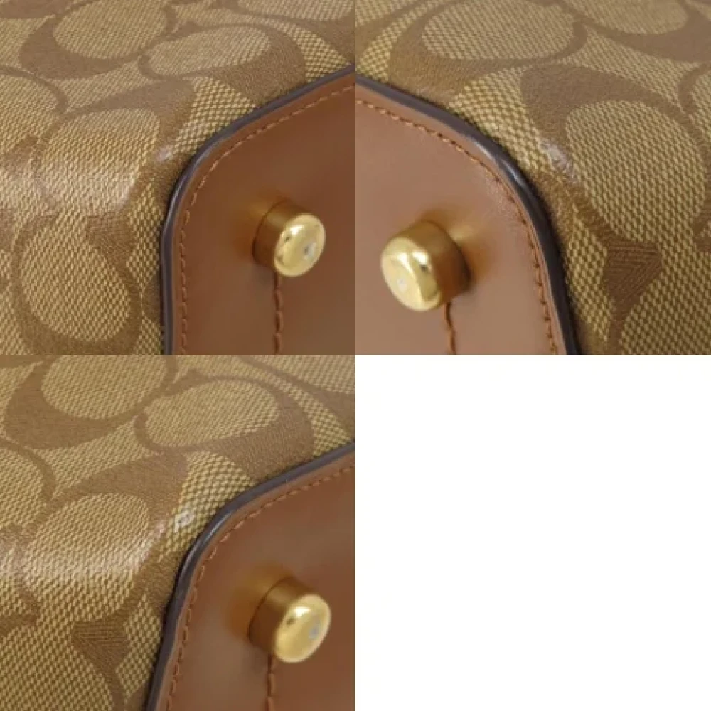 Coach Pre-owned Plastic totes Brown Dames