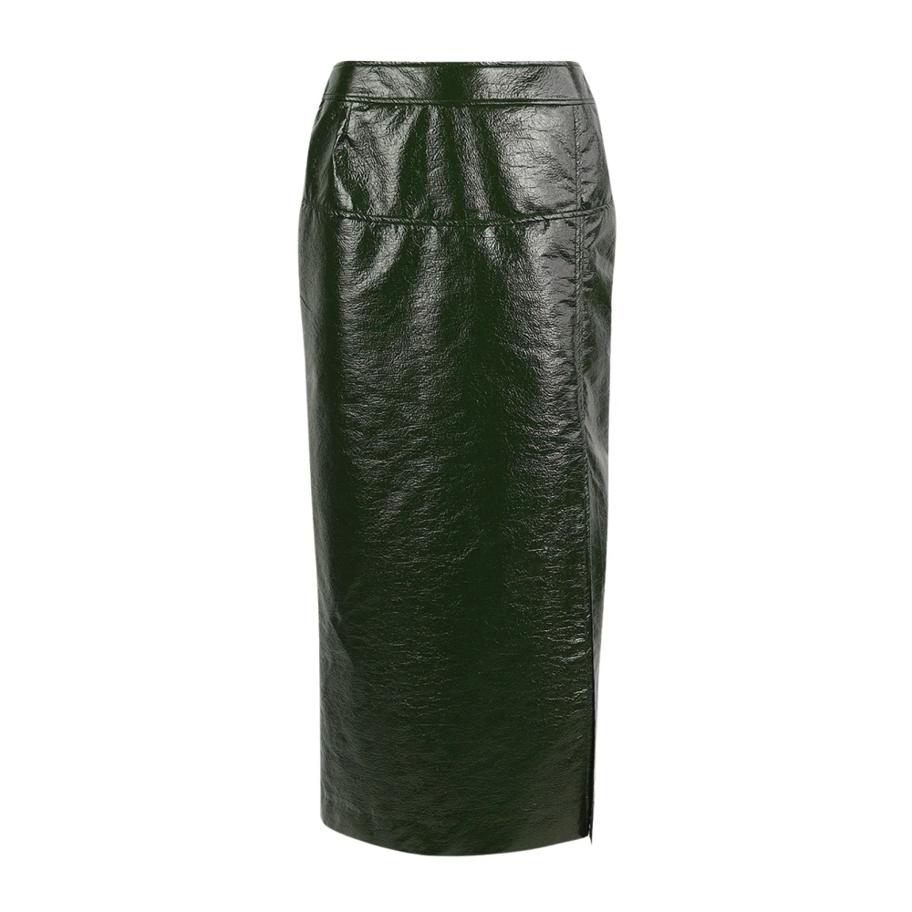 March23 Rok midi met bloemenprint Green Dames