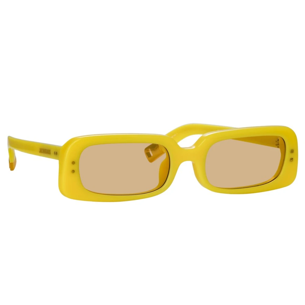 Jacquemus Yellow Authentic Azzuro Glasses Premium Quality - Unisex - Sunglasses - 53 Mm - Accessories