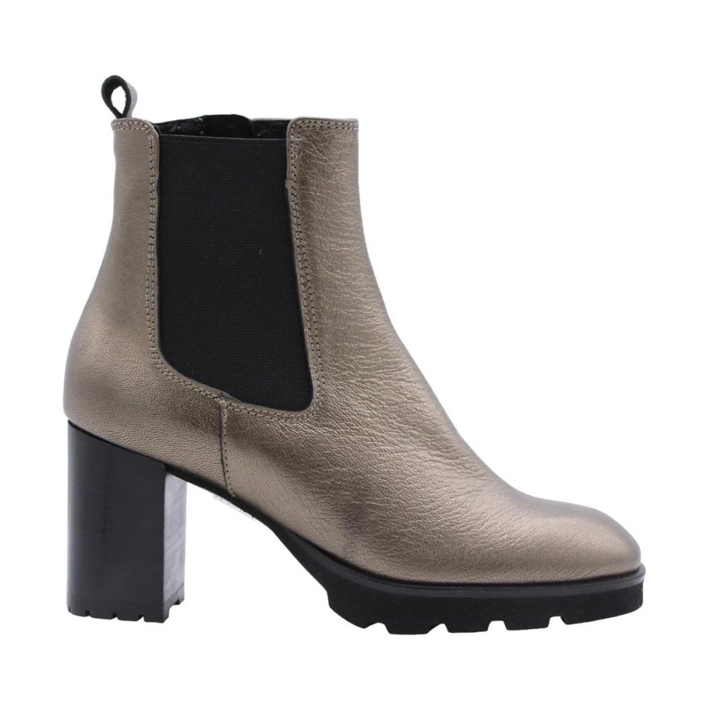 Ctwlk. Women's Gray Stylish Ankle Boots - Heeled Boots - 6 Uk - Shoes