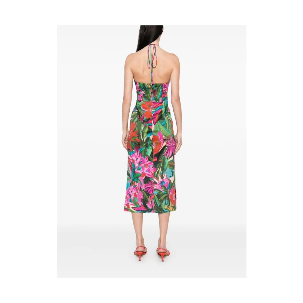 Farm Rio Groene Varen Jurk met Ritssluiting Multicolor Dames