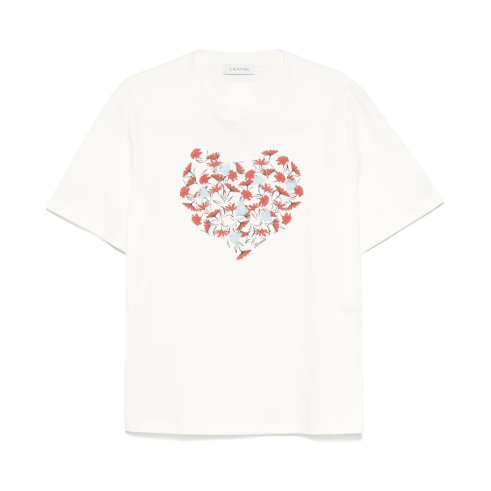 Lanvin - Tops > T-Shirts - White - Lanvin - Modalova