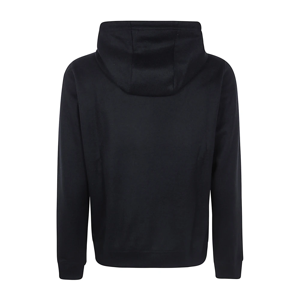 Filippo De Laurentiis Hoodie met volledige rits Black Heren