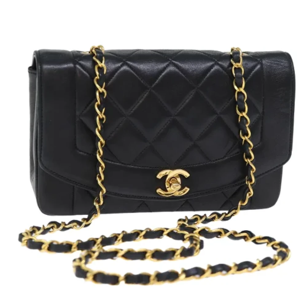 Chanel Vintage Pre-owned Leather chanel-bags Black Dames