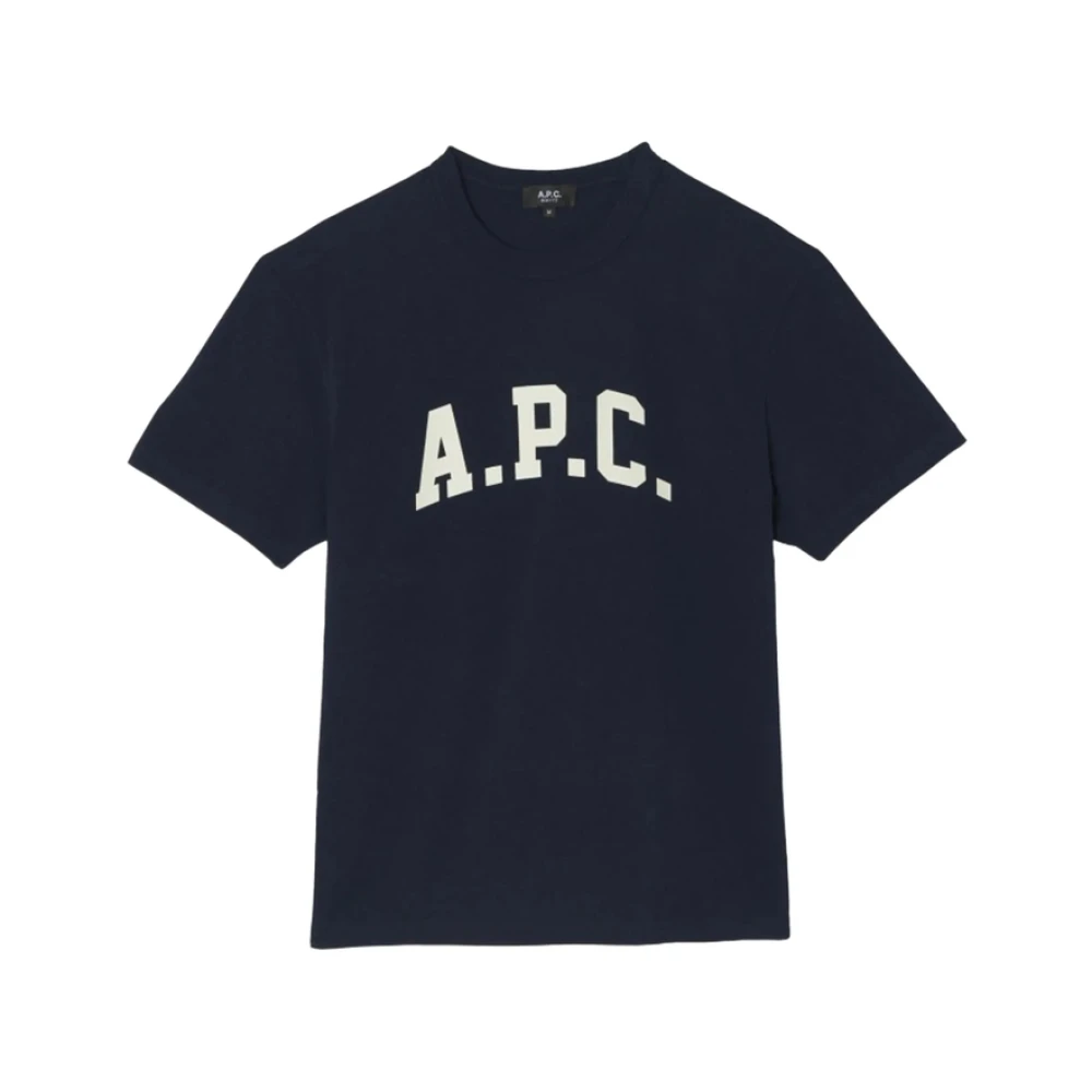 A.p.c. - Tops > T-Shirts - Blue - A.p.c. - Modalova