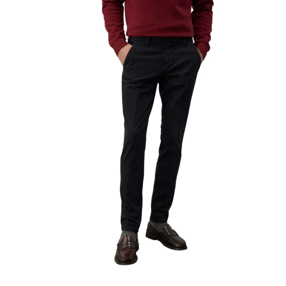 Roy Roger's Slim-fit Trousers Blue Heren