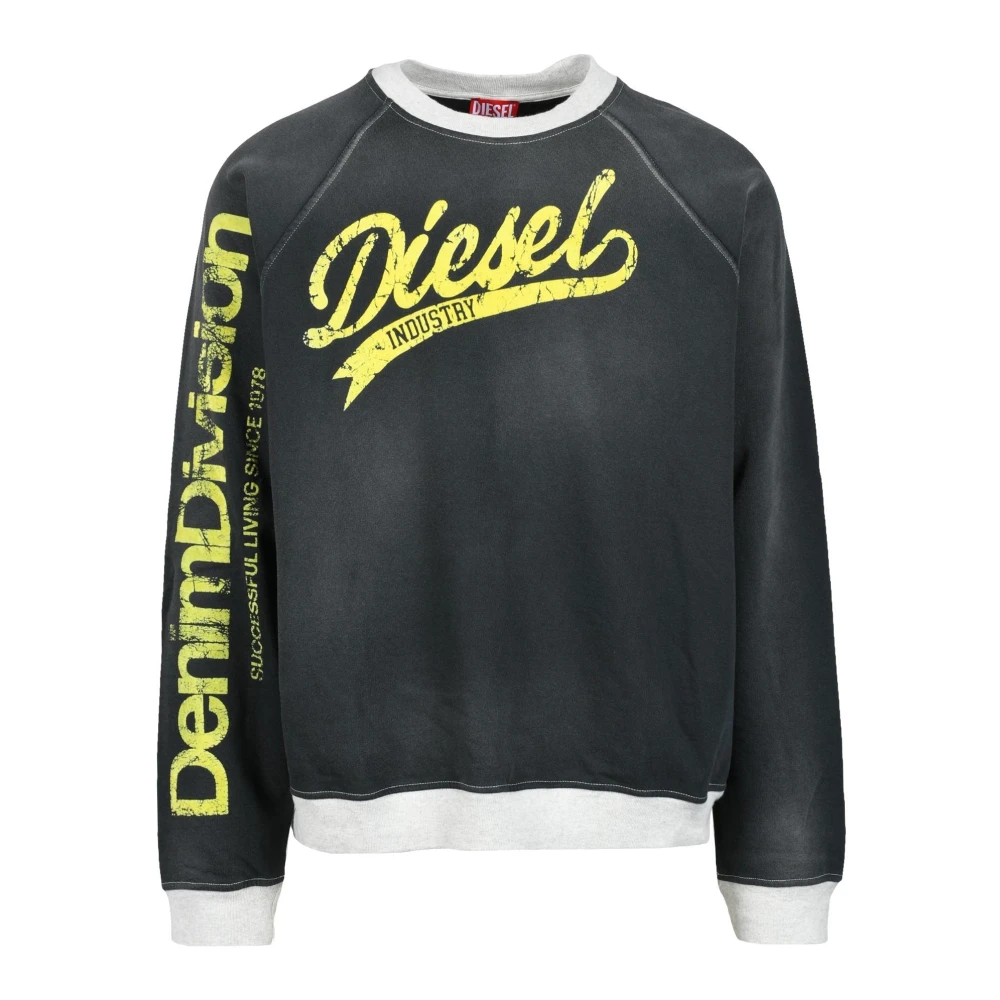 Diesel Katoenen trui Gray Heren