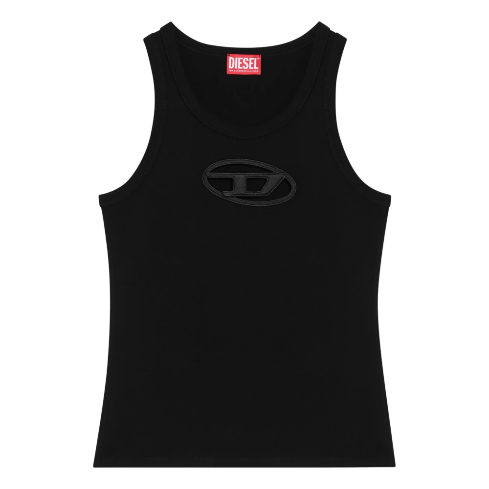 Diesel Stijlvolle Tanktop voor Vrouwen Black Dames