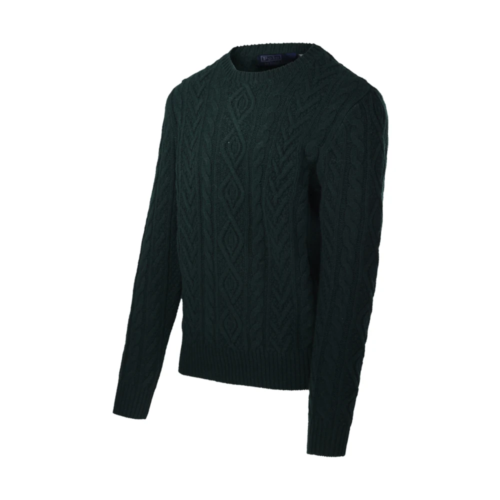 Ralph Lauren Moss Agate Long Sleeve Pullover Green Heren