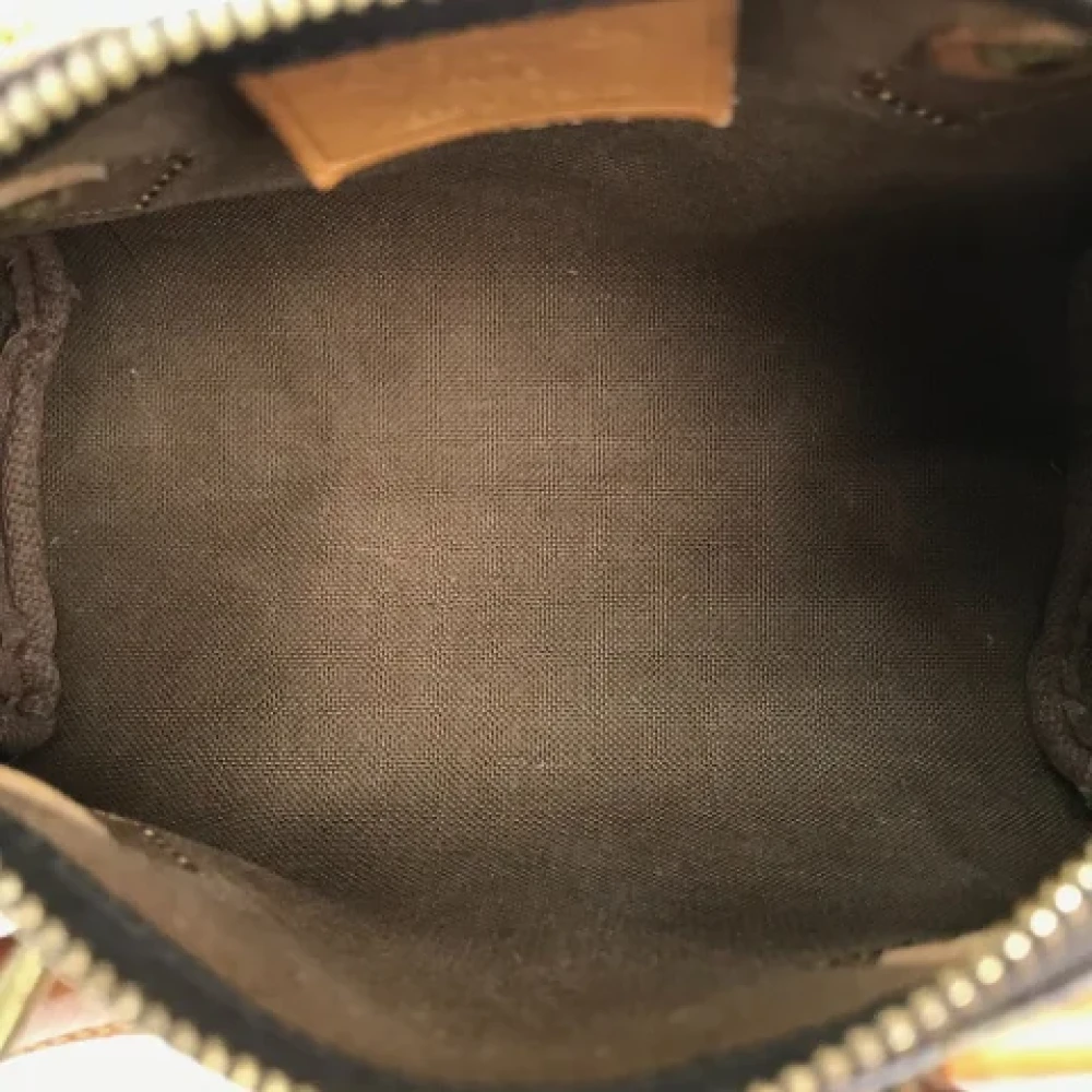 Louis Vuitton Vintage Pre-owned Cotton louis-vuitton-bags Brown Dames