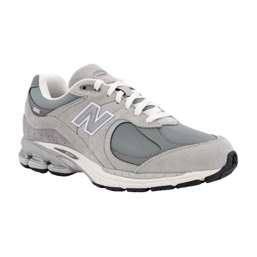 New Balance Grijze Sneakers met Leren Monogram Gray Heren