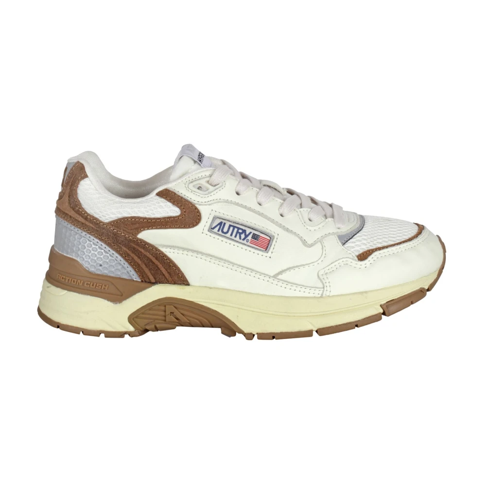 Autry Sneakers van mesh en suède met logo Dames Schoenen Veelkleurig Multicolor