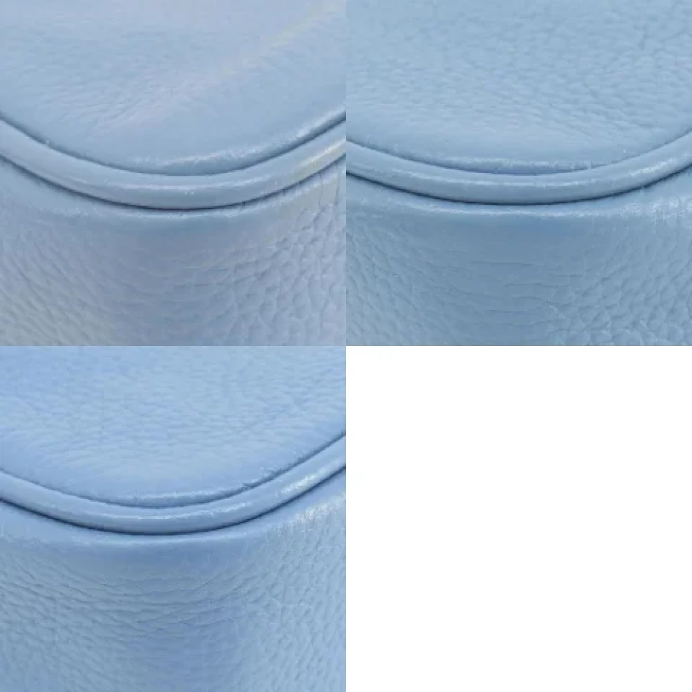 Michael Kors Pre-owned Leather shoulder-bags Blue Dames
