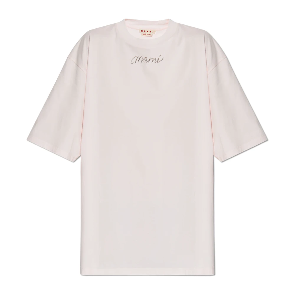Marni Oversize T-shirt Pink Dames