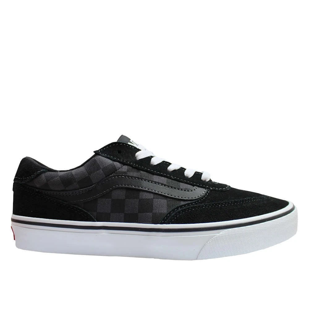 Vans Zwarte Canvas Sneakers Brooklyn Stijl Heren Schoenen
