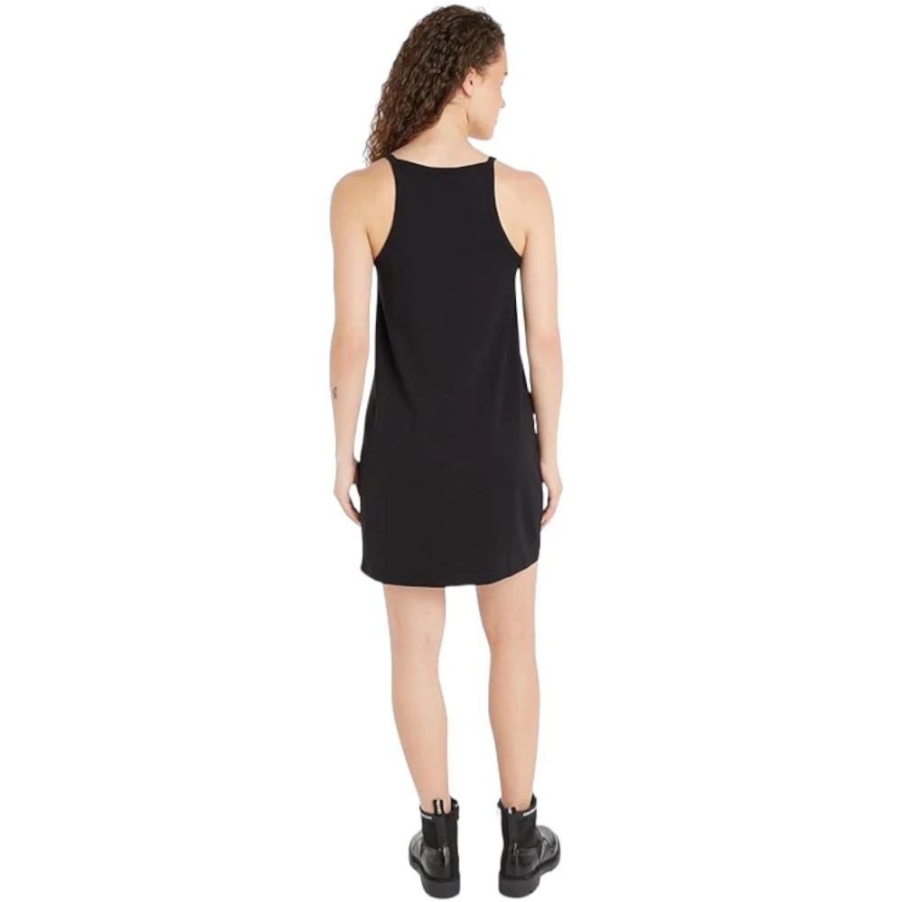 Calvin Klein Getekende Jurk voor Vrouwen Black Dames