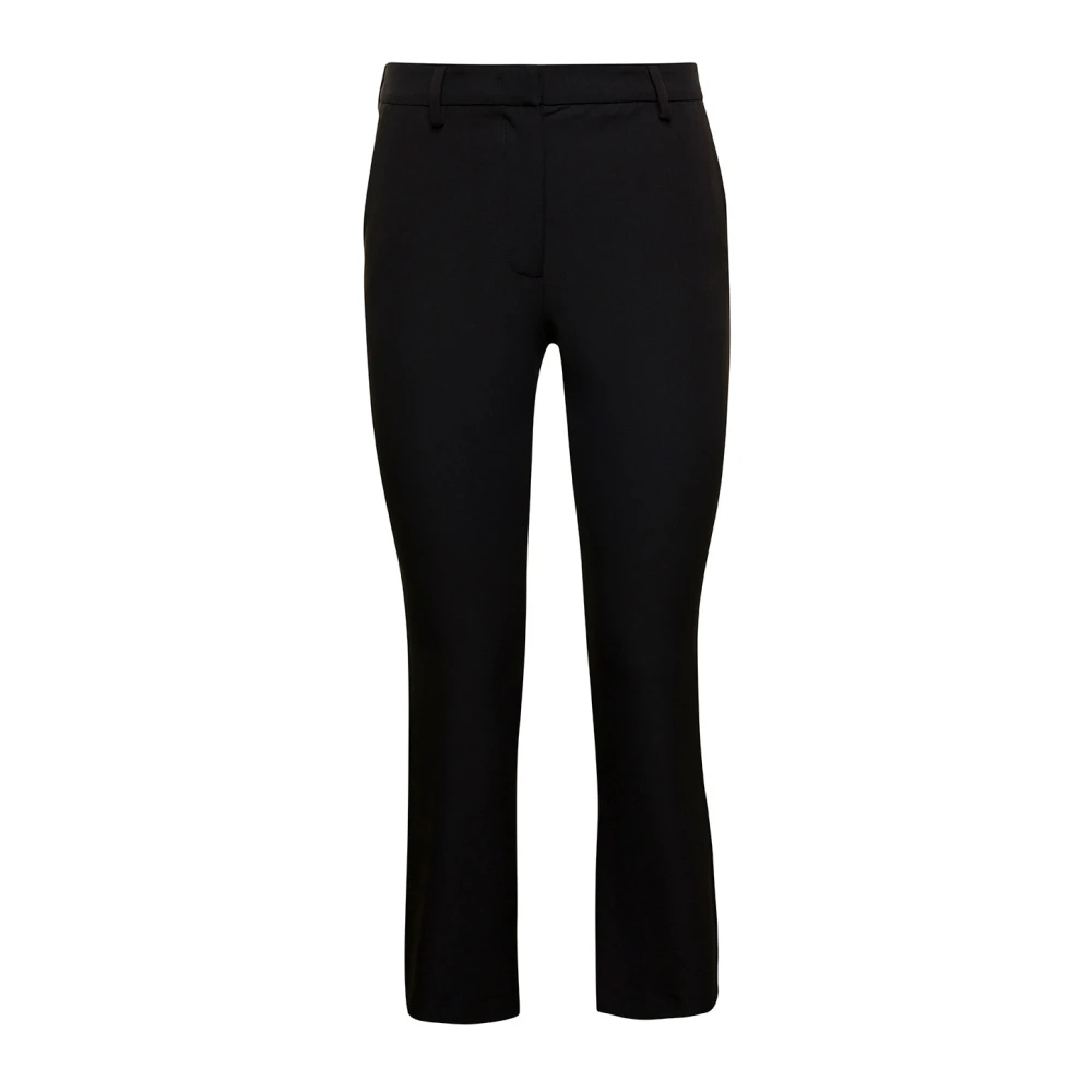 PT Torino Zwarte Mini Flare Broek Black Dames