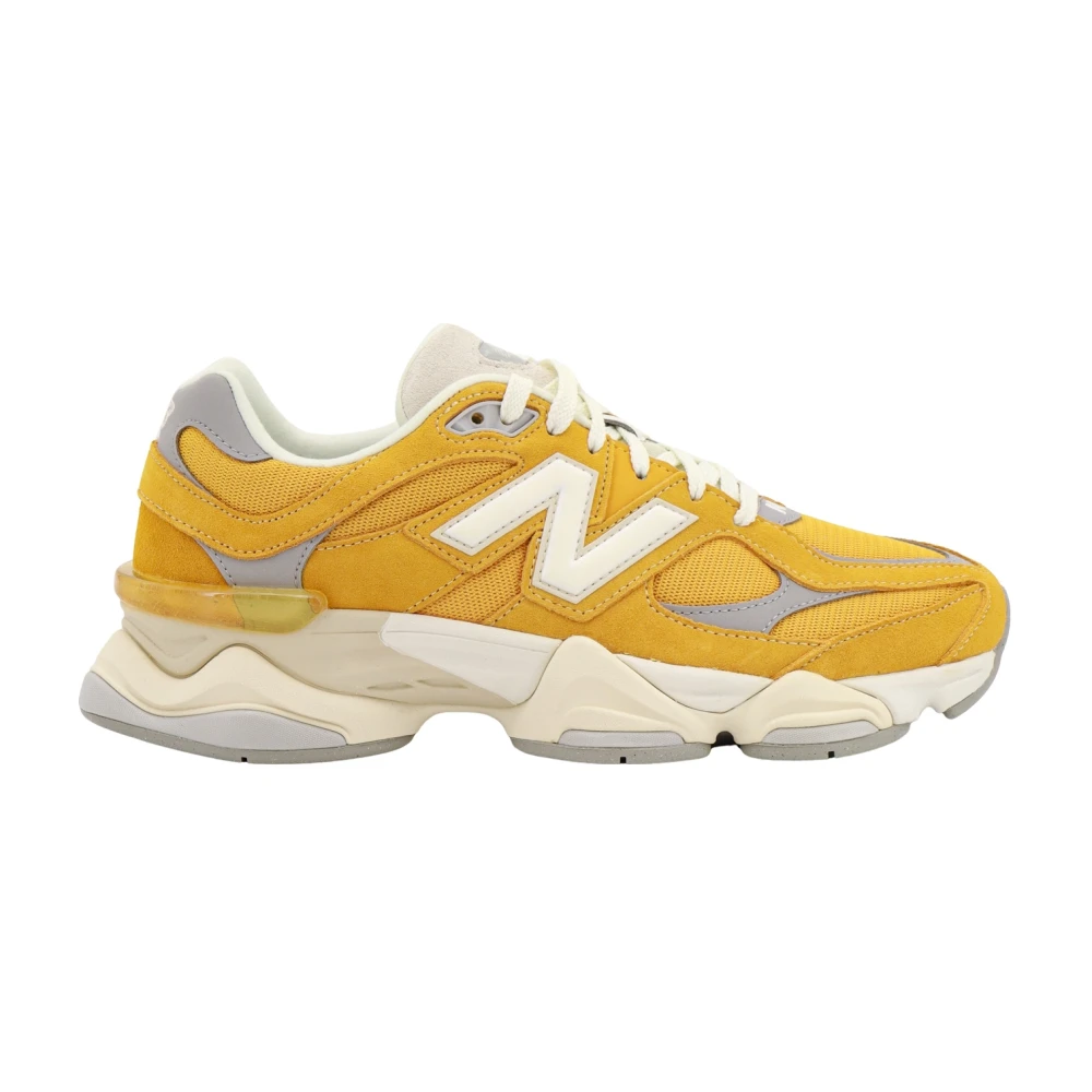 New Balance Gele Suède Vetersneakers voor Heren Yellow Heren