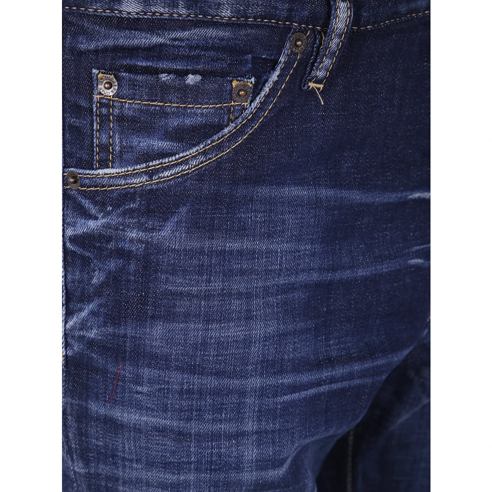 Dsquared2 Stijlvolle Denim Jeans voor Mannen Blue Heren