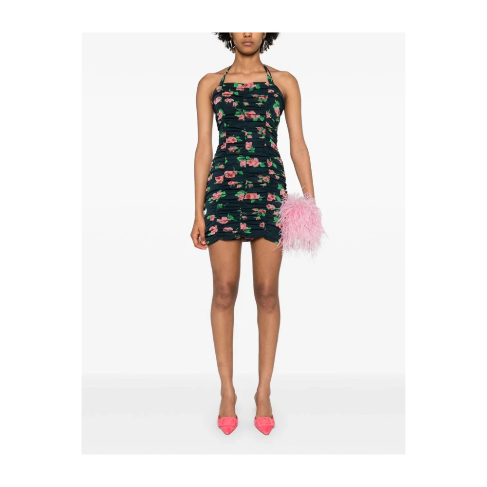 Rotate Birger Christensen Day Dress met Strikdetail Achteraan Multicolor Dames