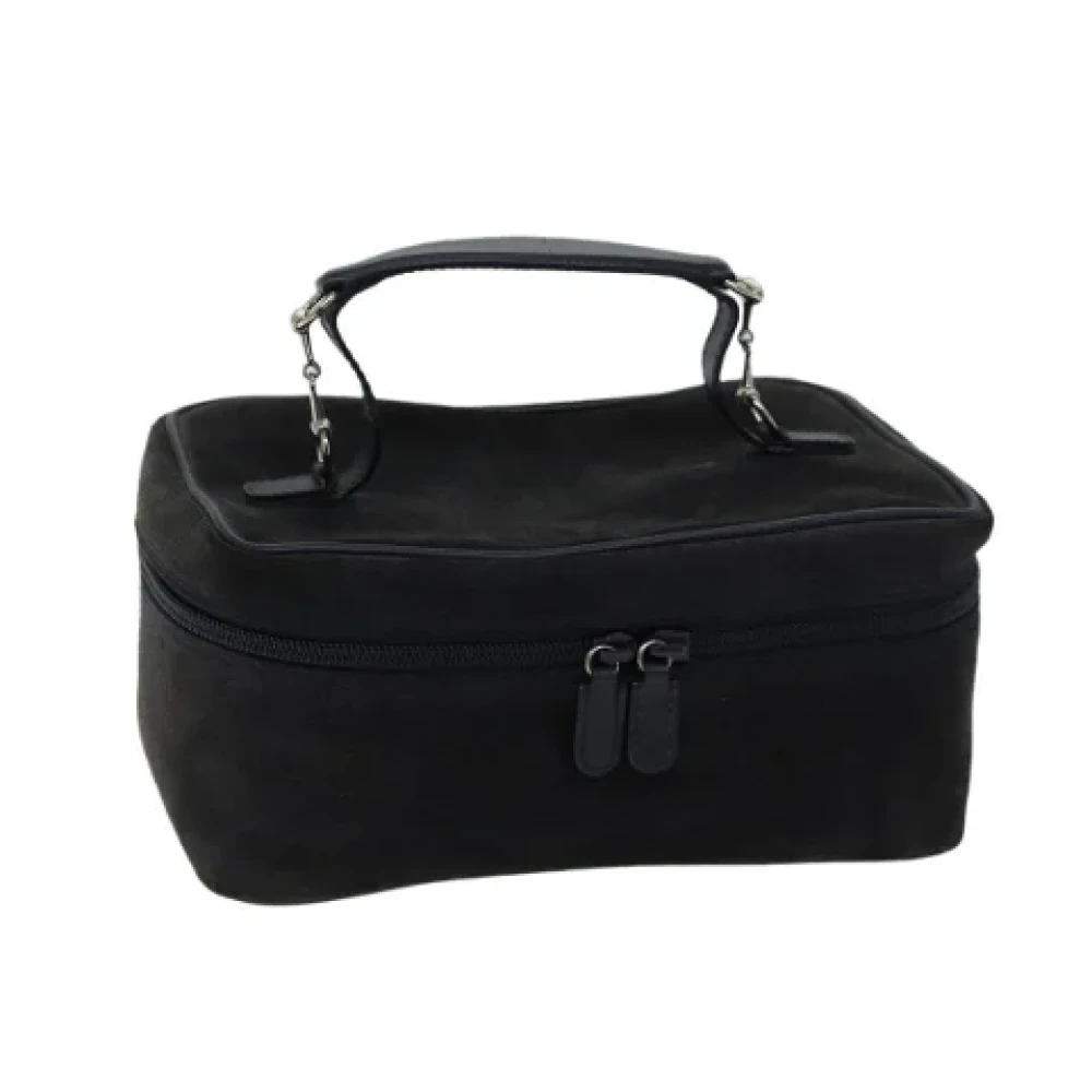 Gucci Vintage Pre-owned Suede pouches Black Dames