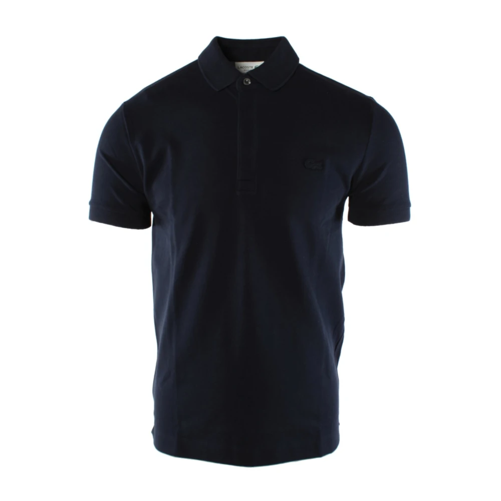 Lacoste Men's Blue Polo Shirts, Xs, Paris Stretch Piqué Polo