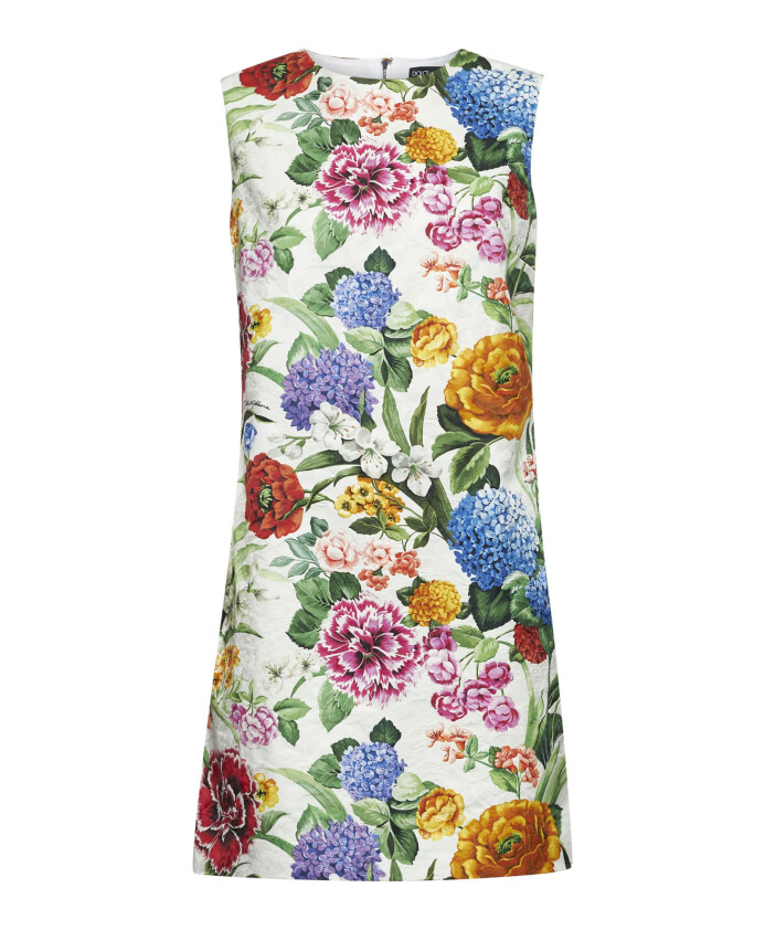 floral-jacquard-sleeveless-dress