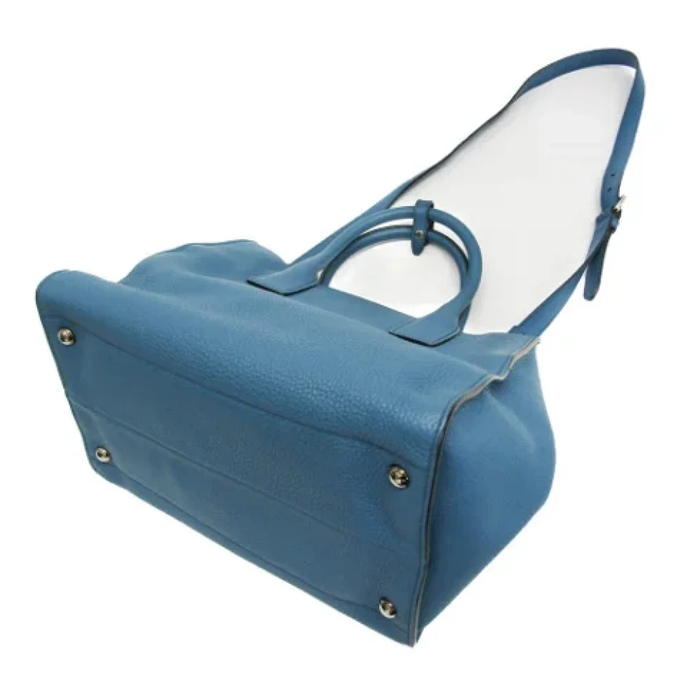 Prada Vintage Pre-owned Fabric prada-bags Blue Dames