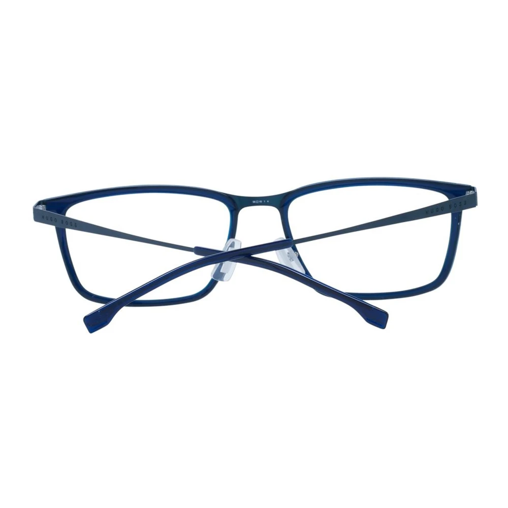 Hugo Boss Rechthoekige Optische Monturen Blue Heren